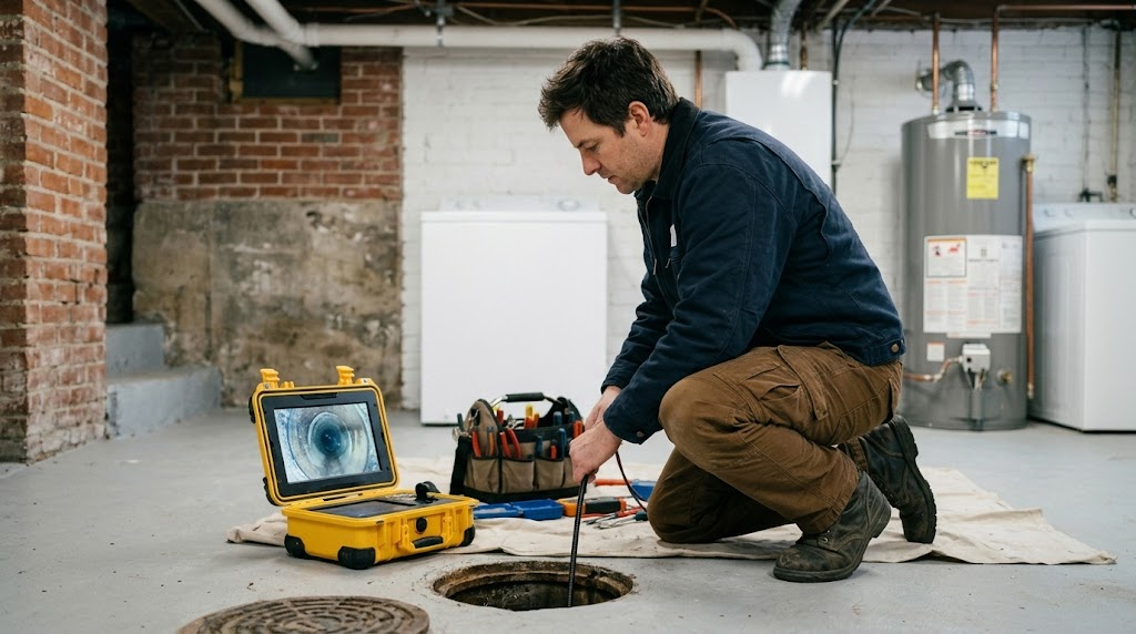 Sewer Line Repair in Tottenville Staten Island camera inspection