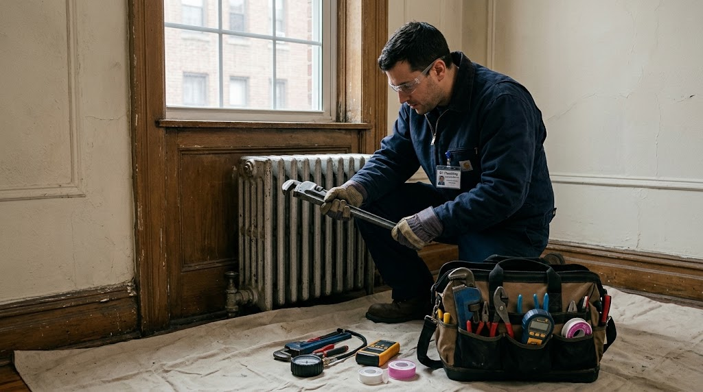 Steam Heat and Radiator Repair in Tottenville Staten Island cast iron radiators